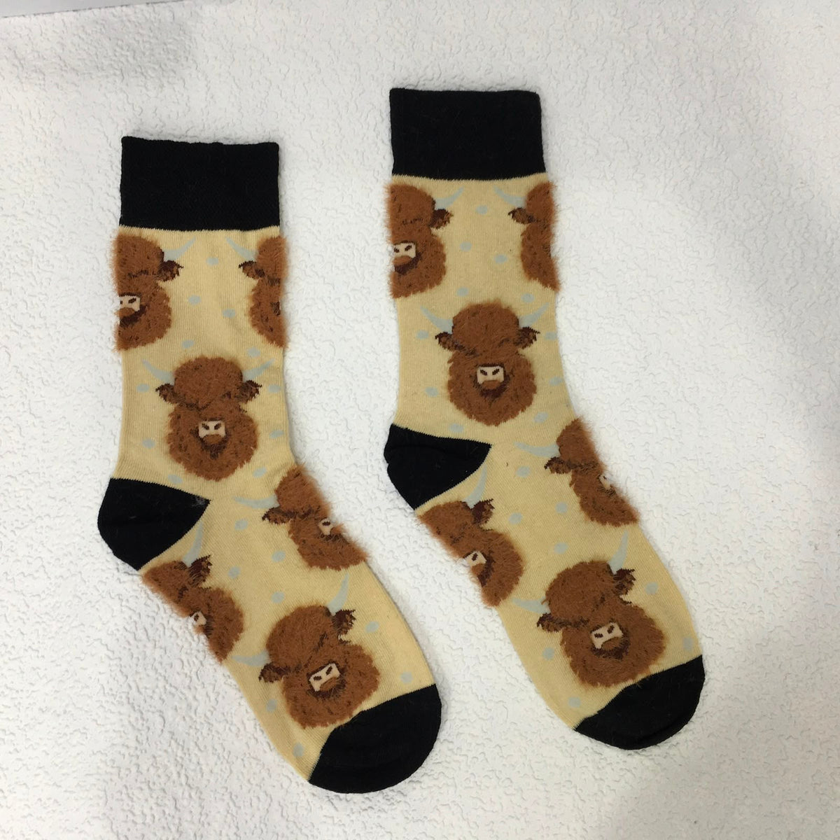 Highland Cow 3D Socks