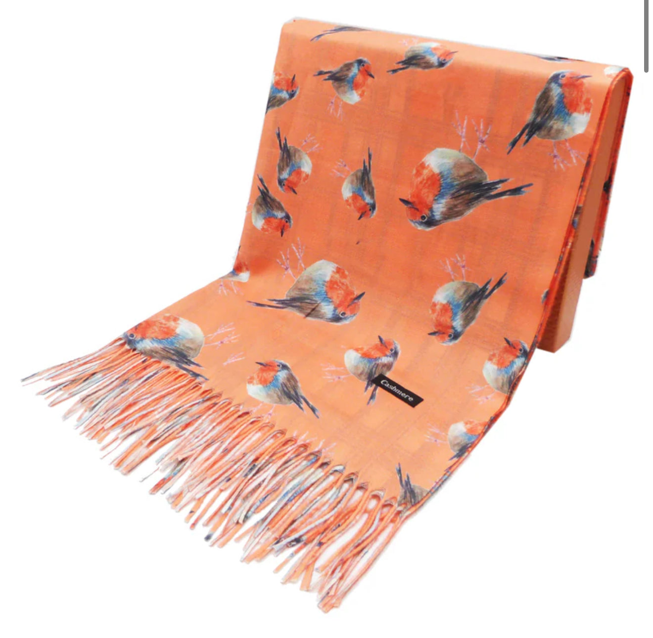 Coral Robin Scarf Reversible