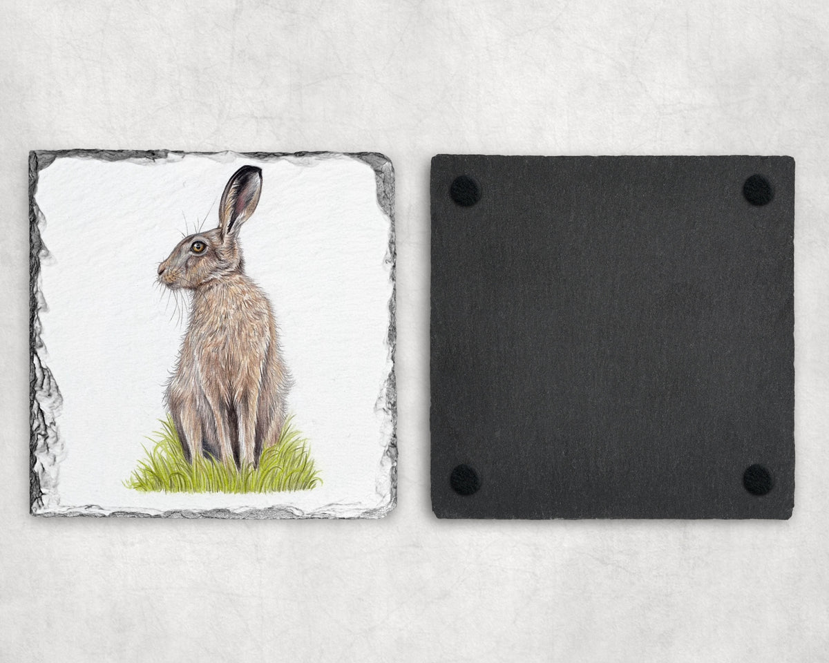 Preorder - Hare Slate Coaster