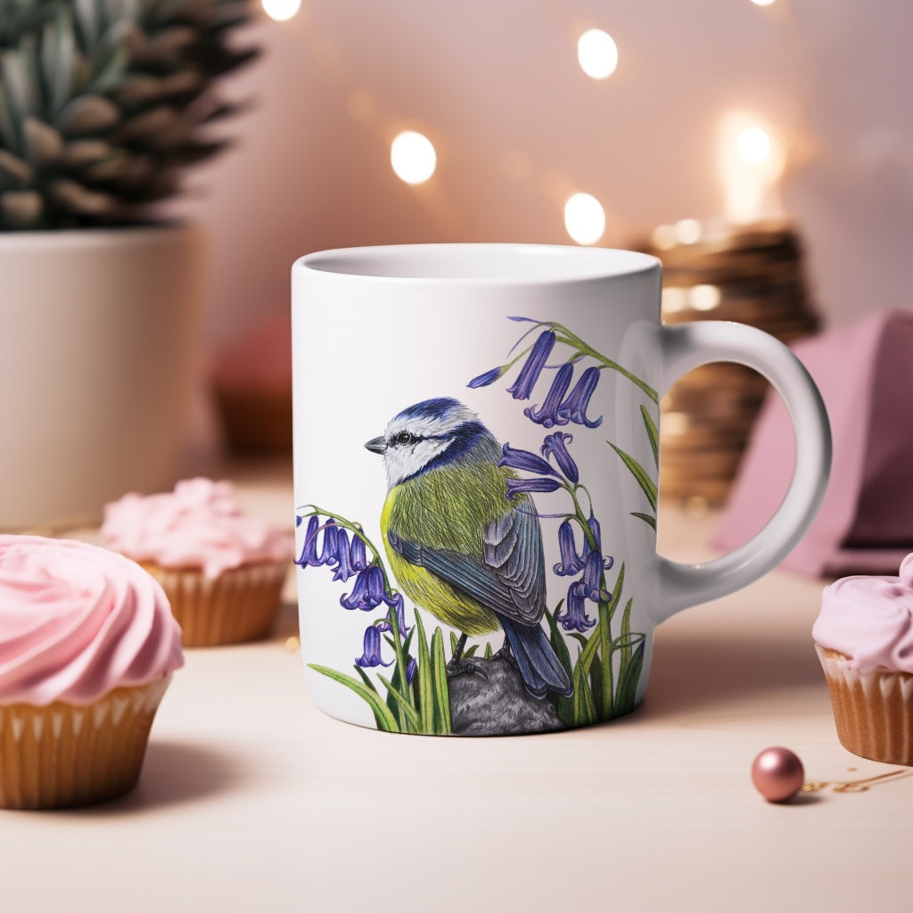 Bluebell Blue Tit Mug