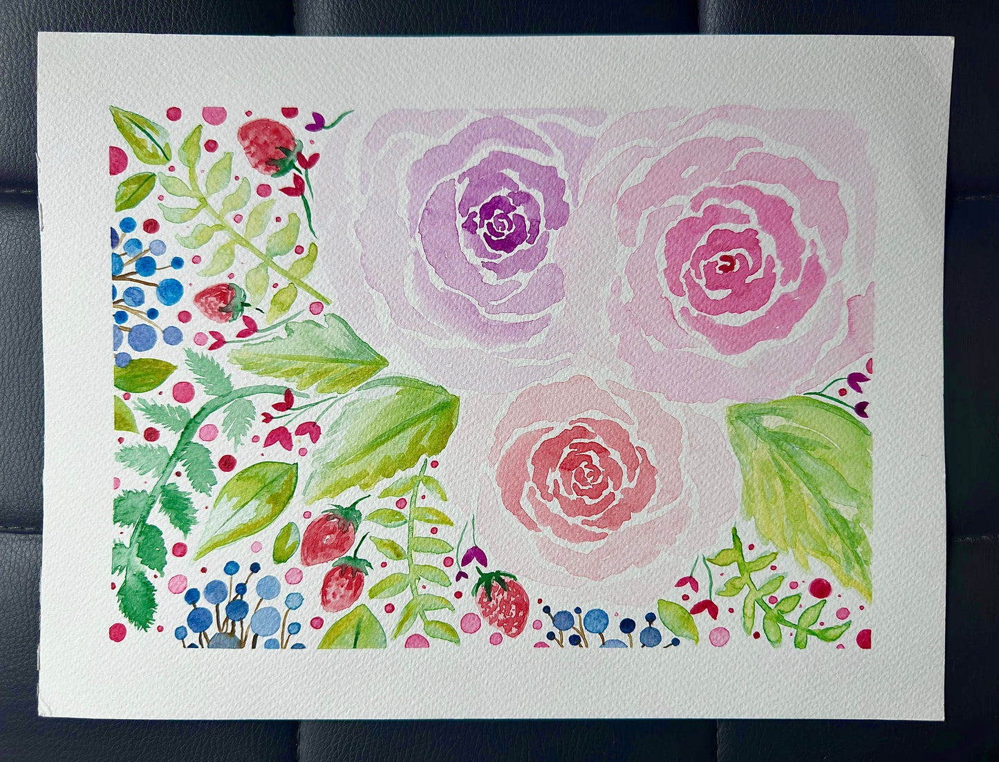 Original Floral Watercolour