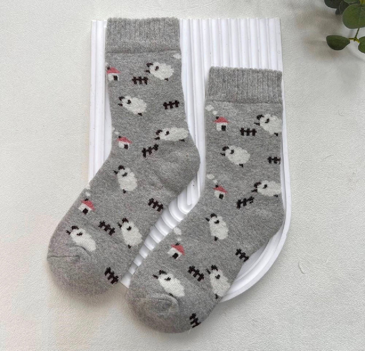 Sheep Wool Blend Socks