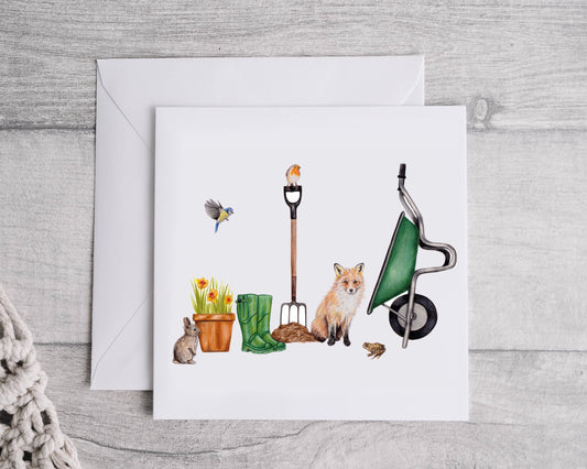 Gardening Greetings Card