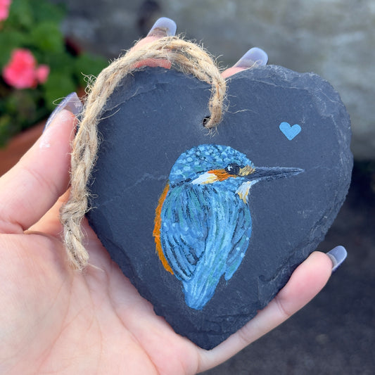 Kingfisher Slate Heart