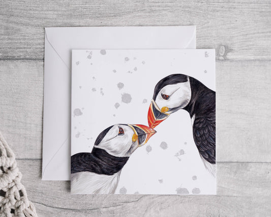Preorder- puffin card