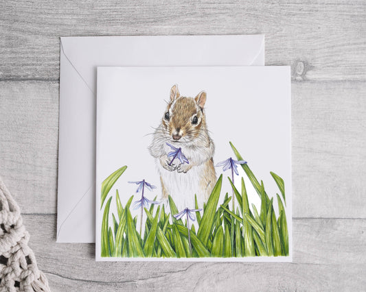 Chipmunk Greetings Card