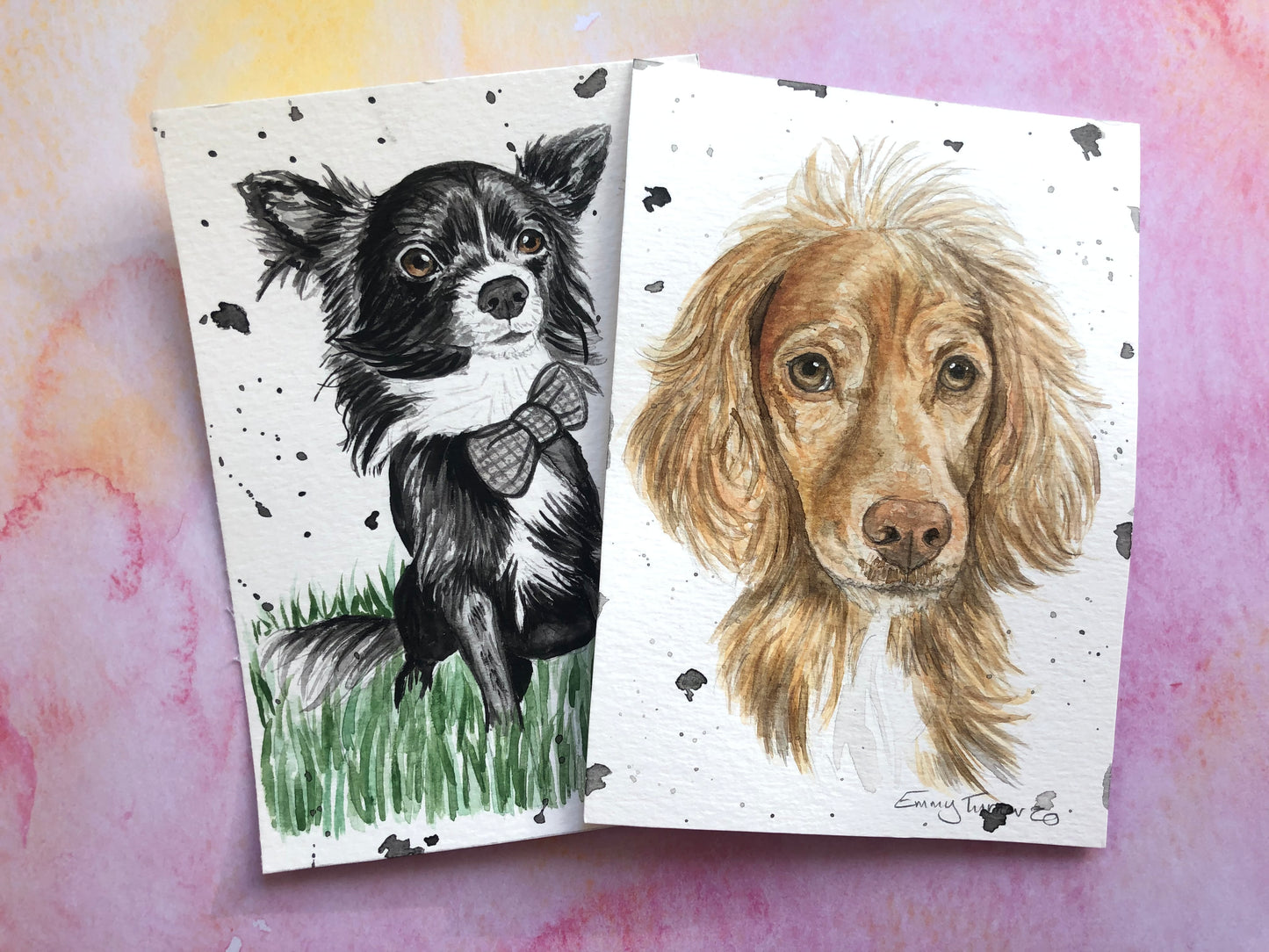 A6 Watercolour Portrait Offer