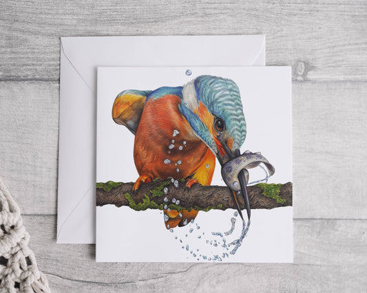 Preorder- kingfisher card
