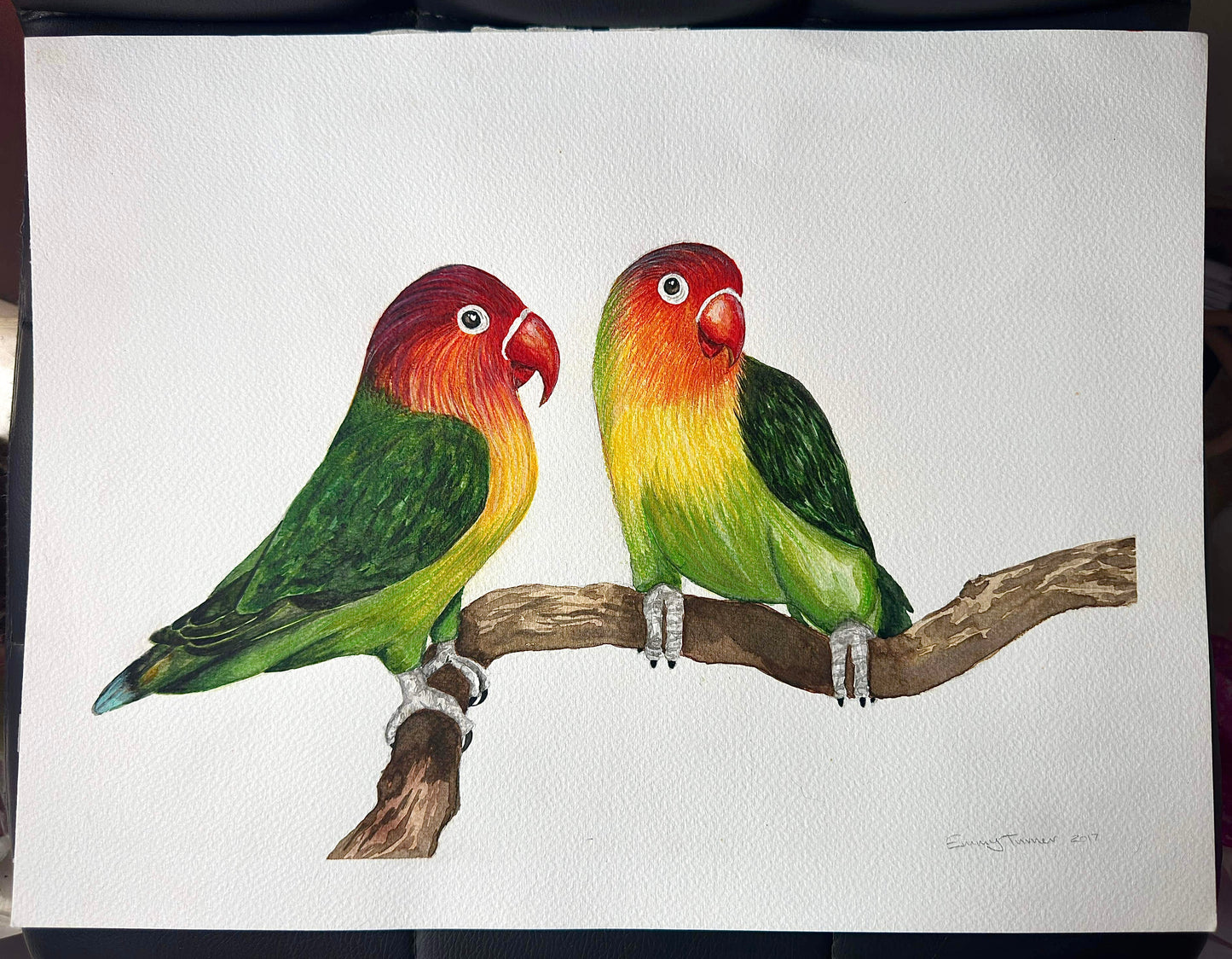 A3 Love Birds Original 2017