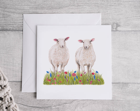 Lamb Greetings Card