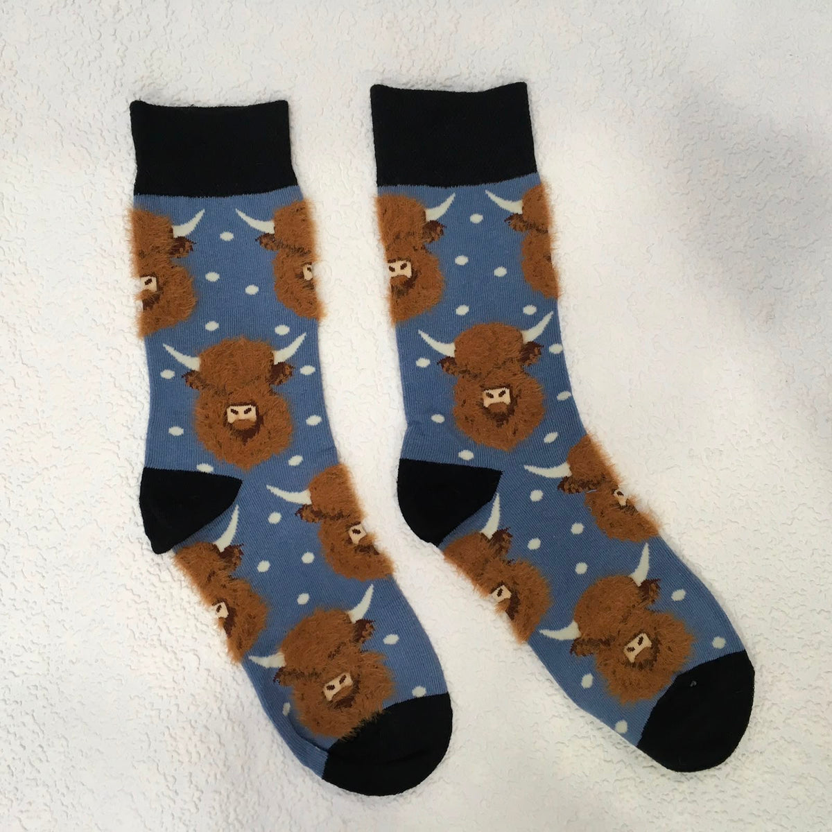 Highland Cow 3D Socks
