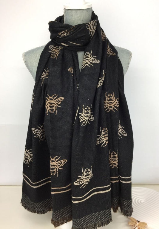 Black Bee Scarf