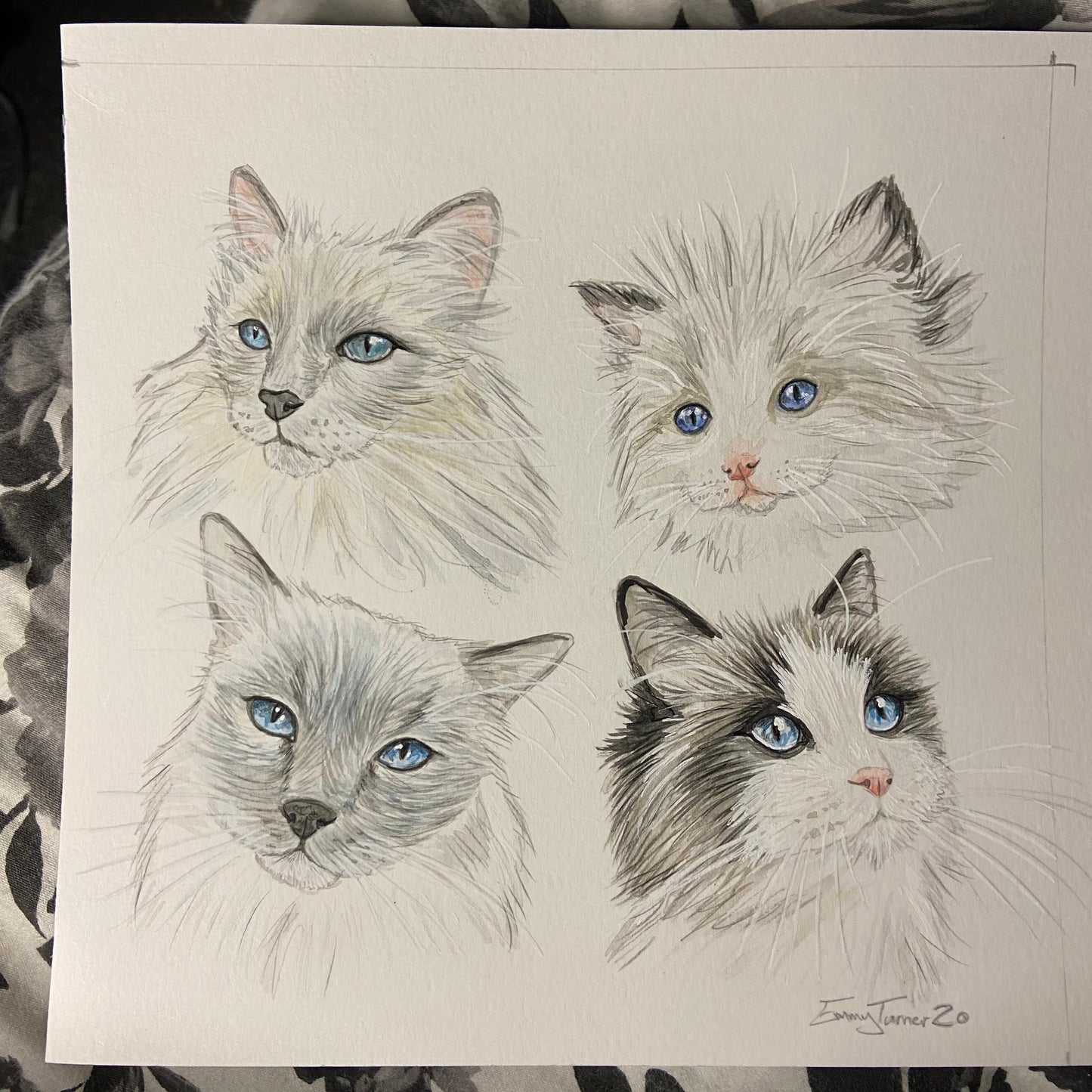 A5 Watercolour Portrait Offer