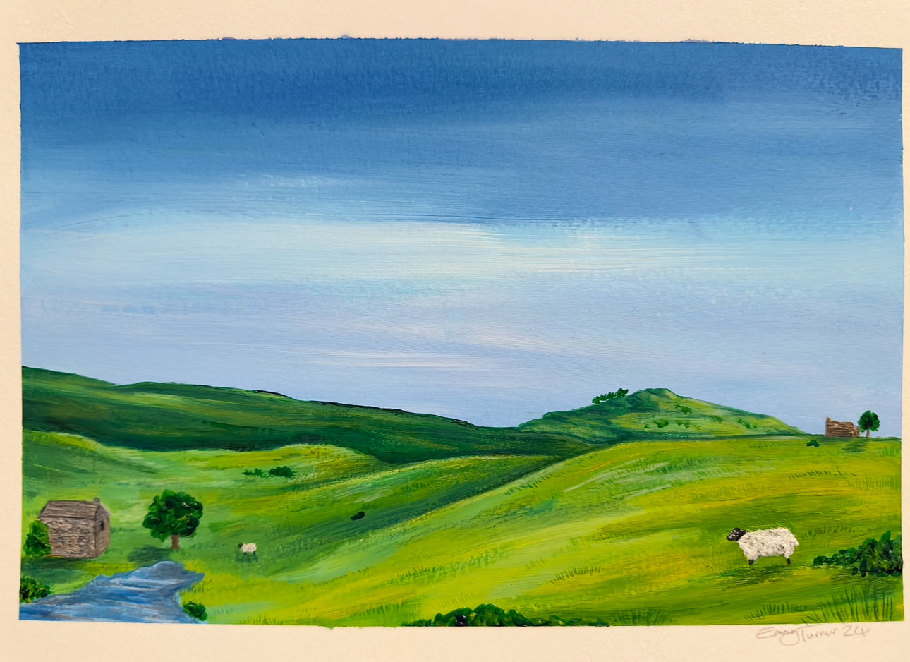 “In The Hills” Original Yorkshire Dales Landscape