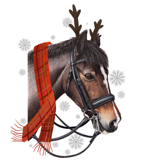 PREORDER Horse Christmas Decoration