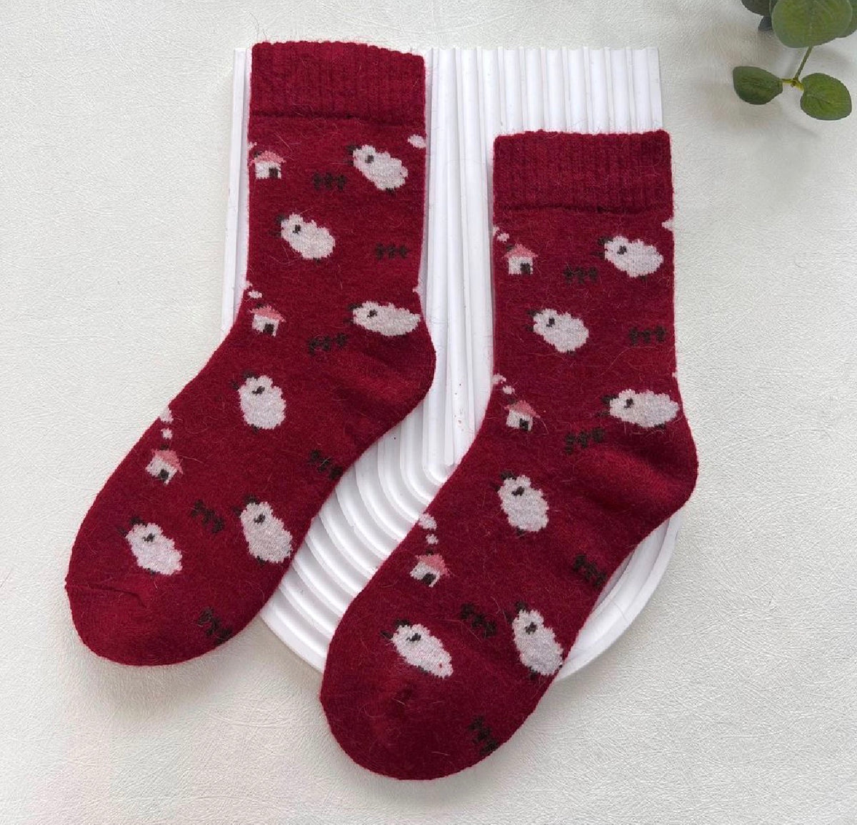 Sheep Wool Blend Socks