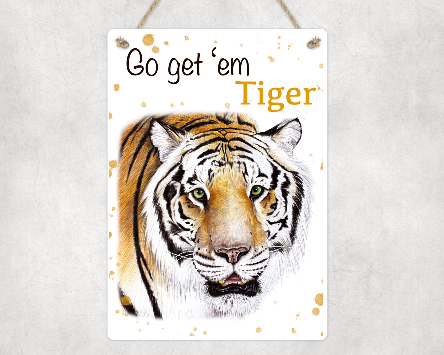 Tiger Hanging Sign