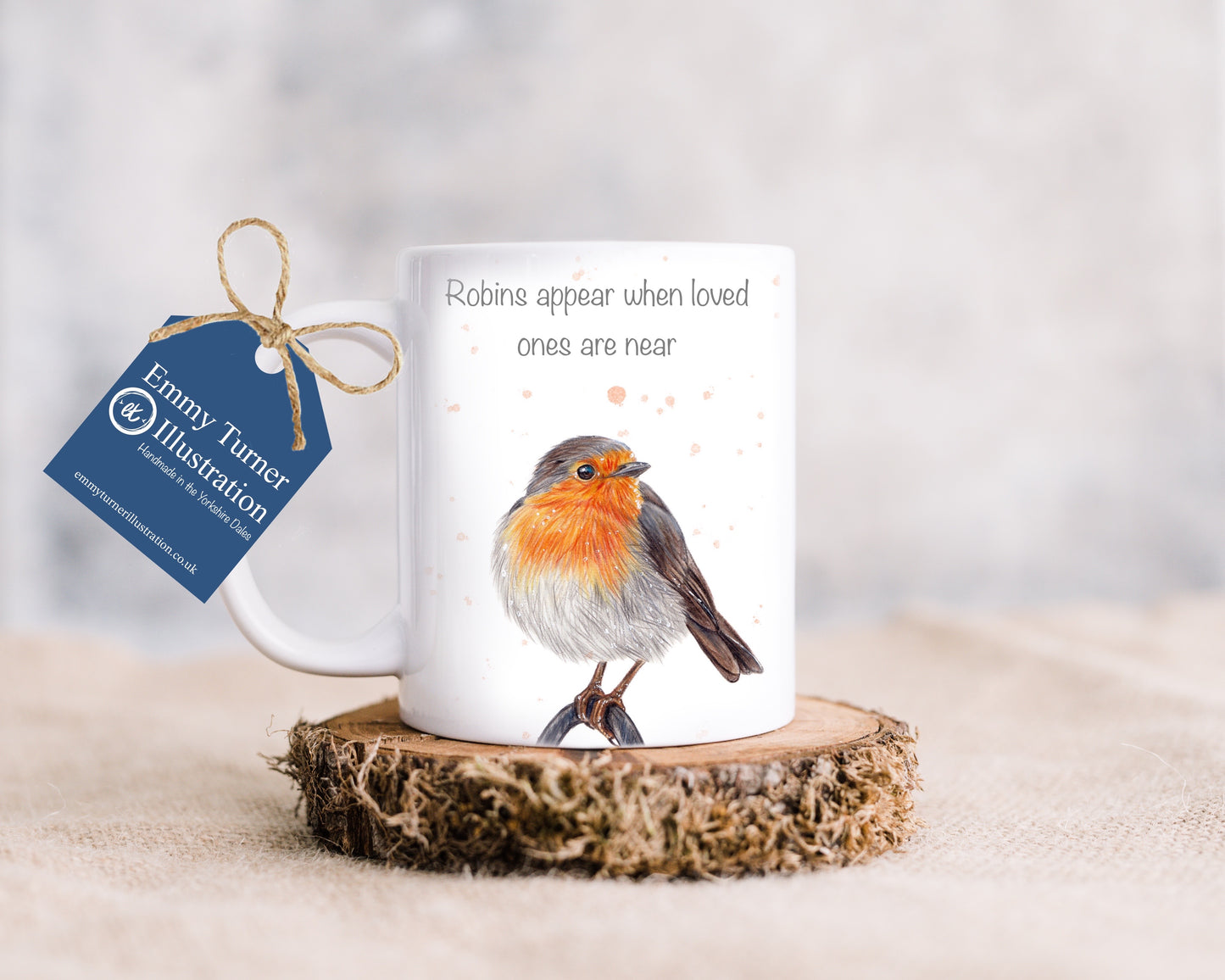 When Robins Are Near Mug