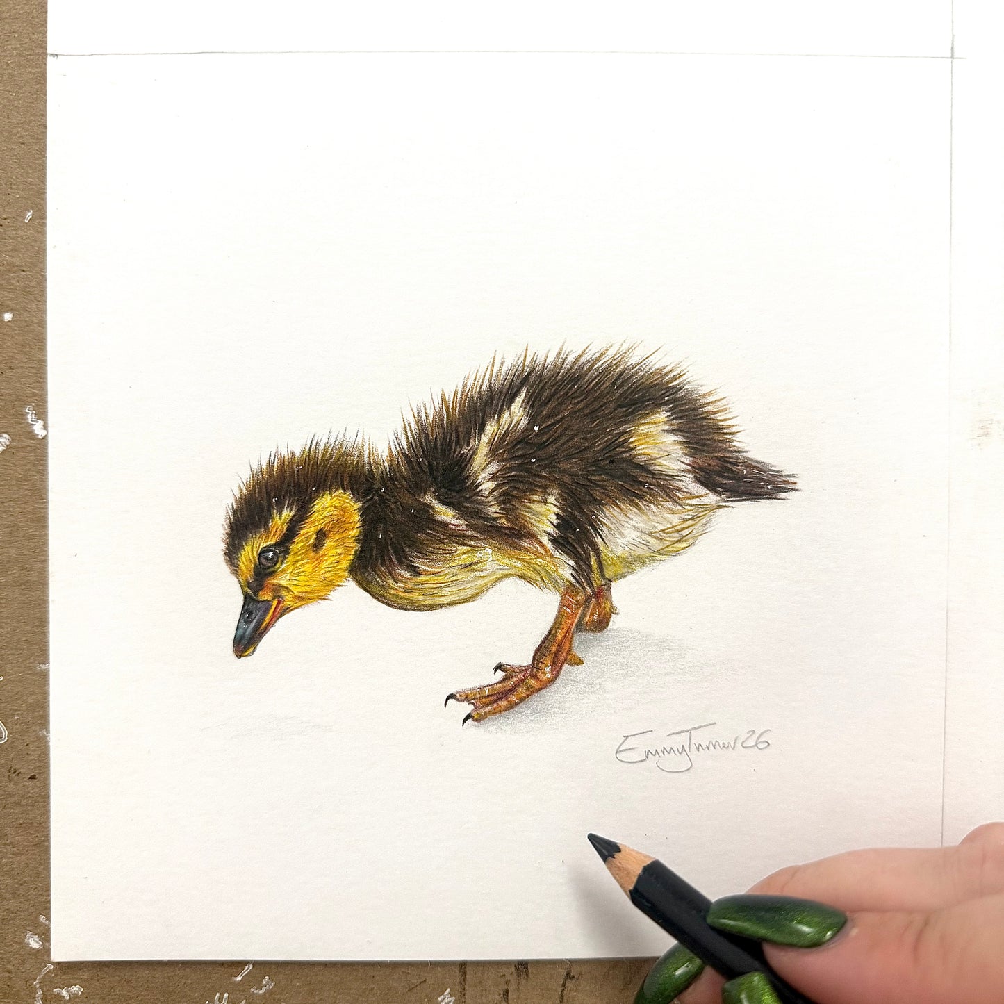 Framed Mini Duckling Original