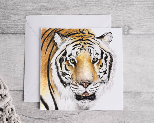 Tiger Greetings Card