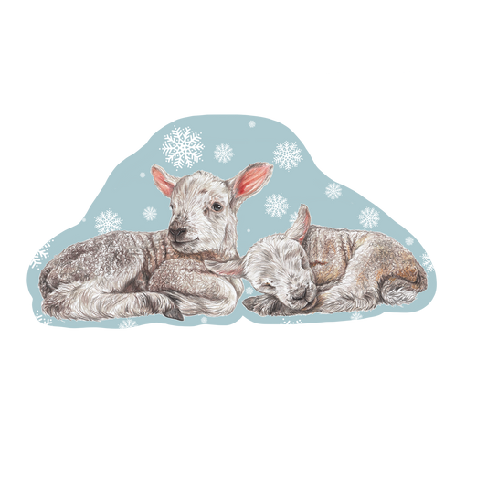 PREORDER Lambs Christmas Decoration