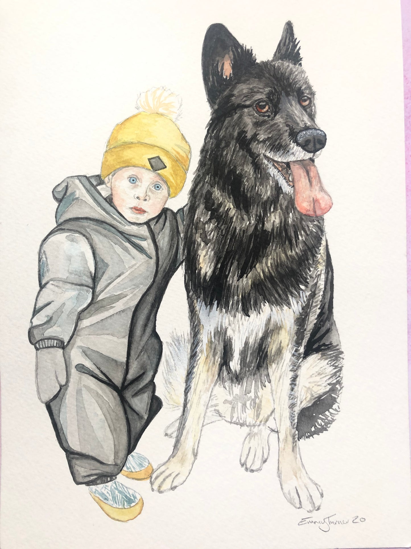 A6 Watercolour Portrait Offer