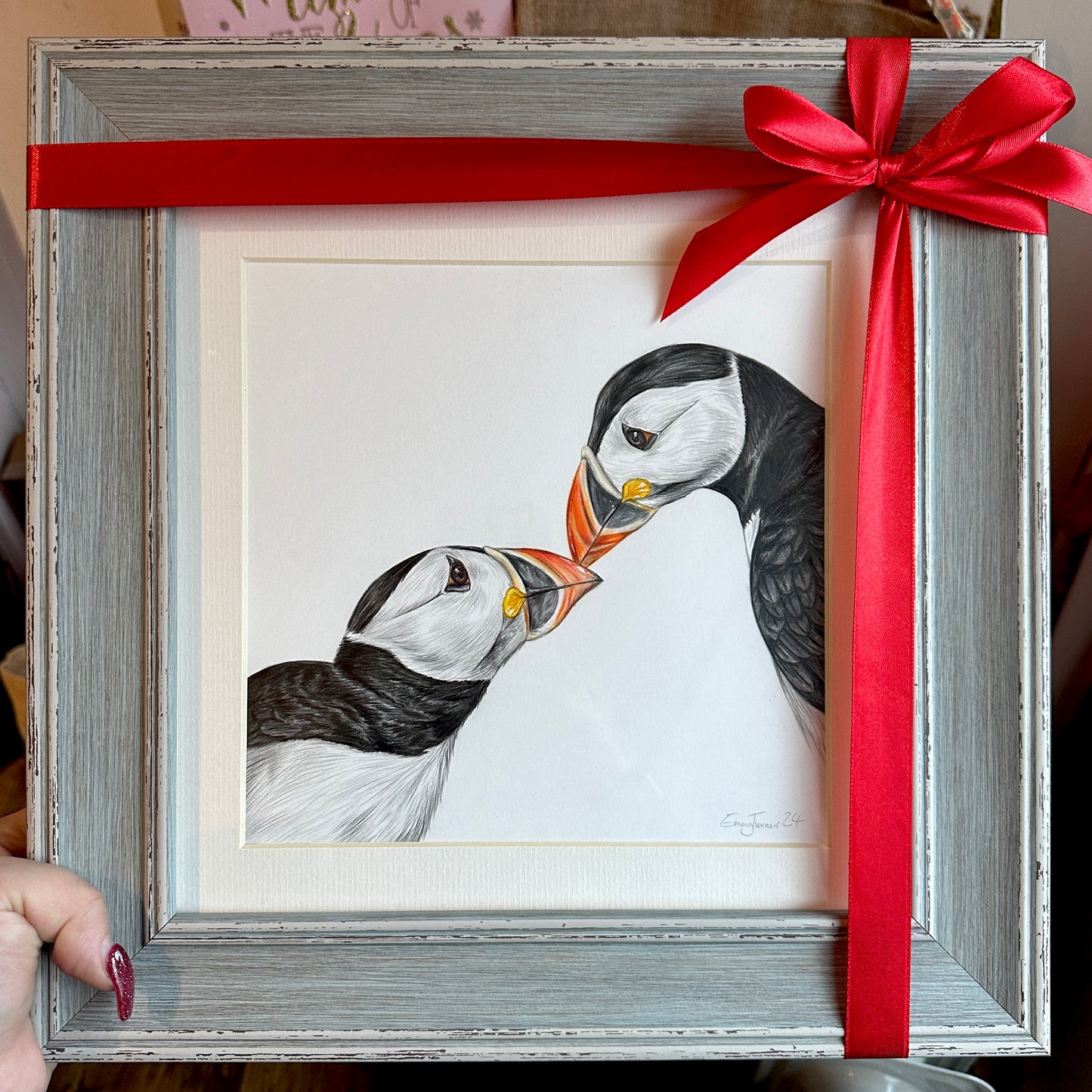 Puffin Original - Framed