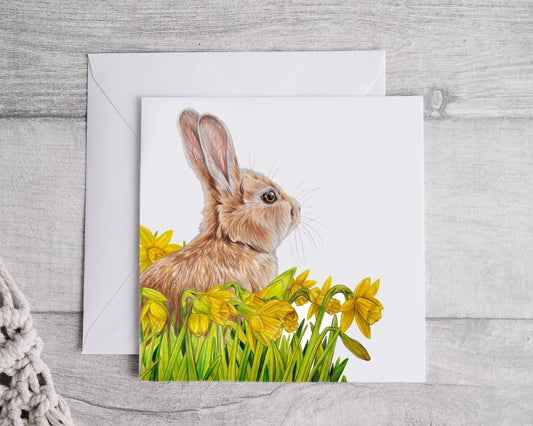 Rabbit Greetings Card