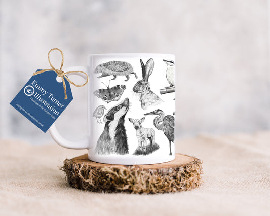 British wildlife Mug