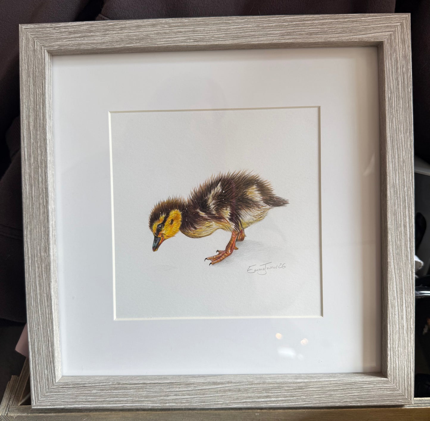 Framed Mini Duckling Original
