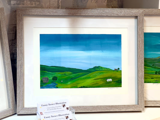 “In The Hills” Original Yorkshire Dales Landscape