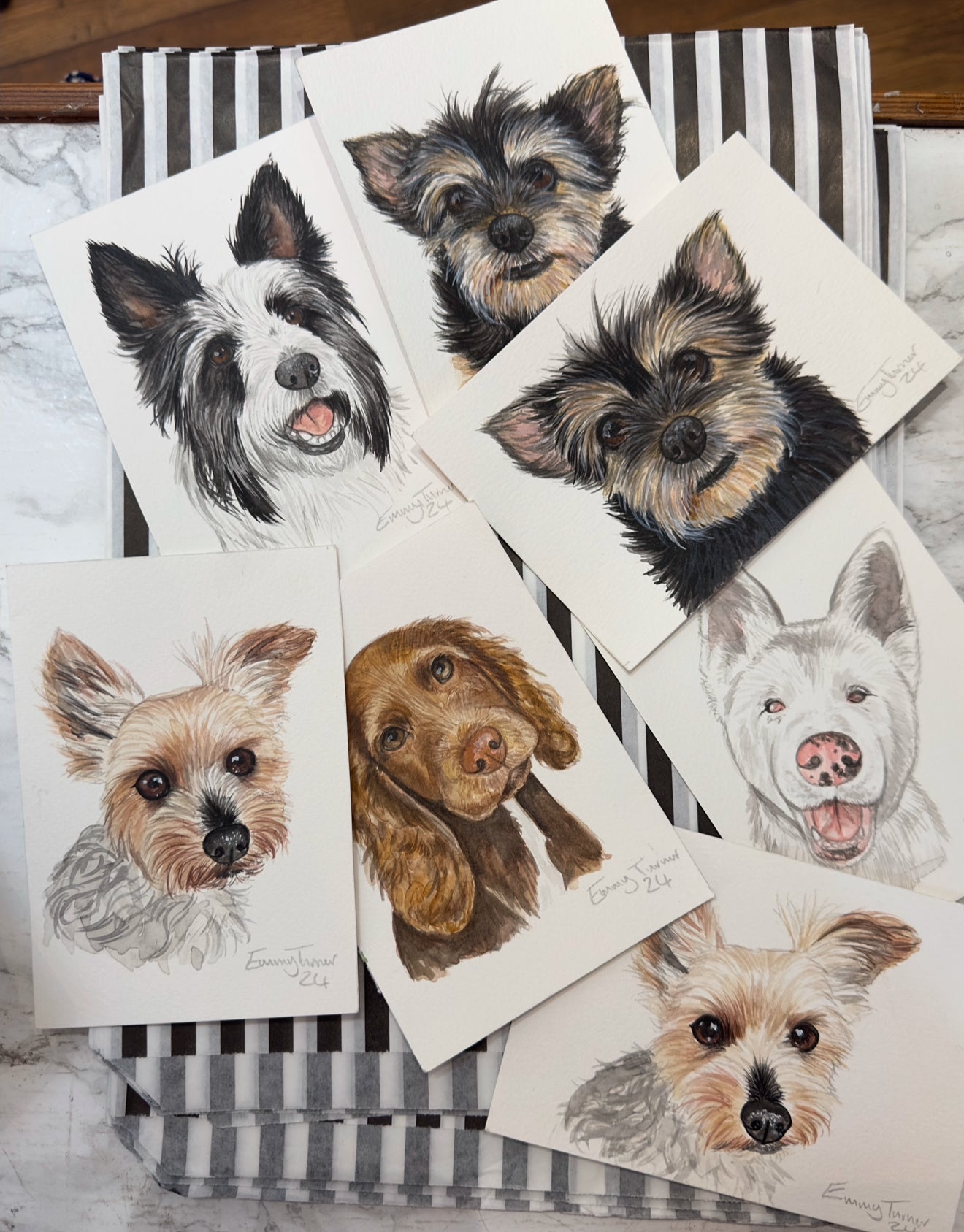 A6 Watercolour Portrait Offer