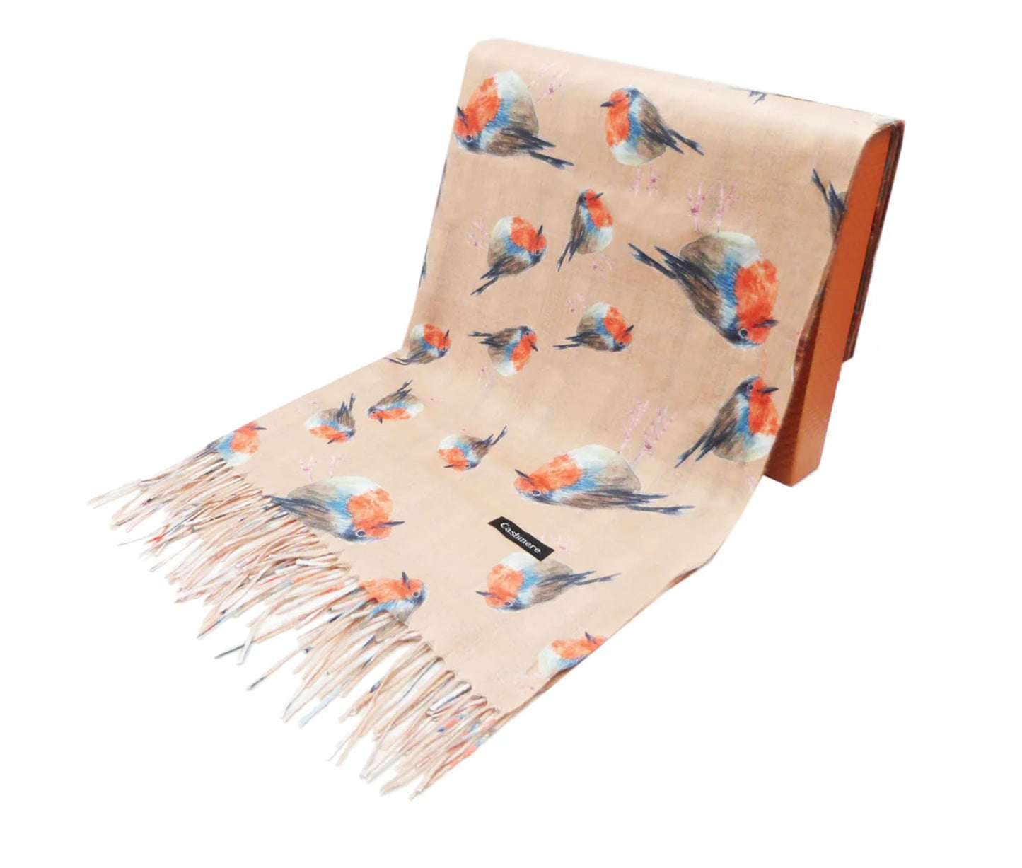 Beige Robin Scarf Reversible