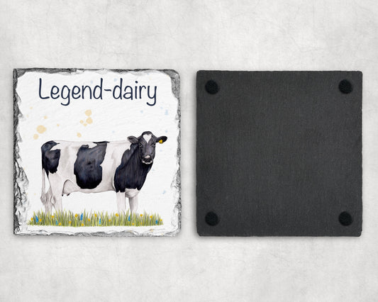 Preorder - Legend-dairy Slate Coaster