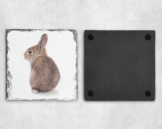 Preorder - Wild Rabbit Slate Coaster
