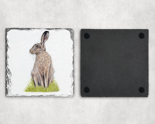 Preorder - Hare Slate Coaster