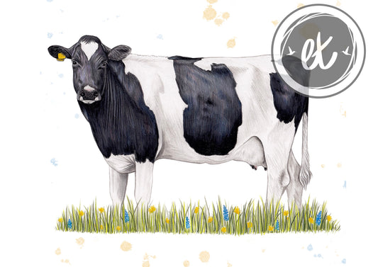 Dairy Cow - Holstein Print