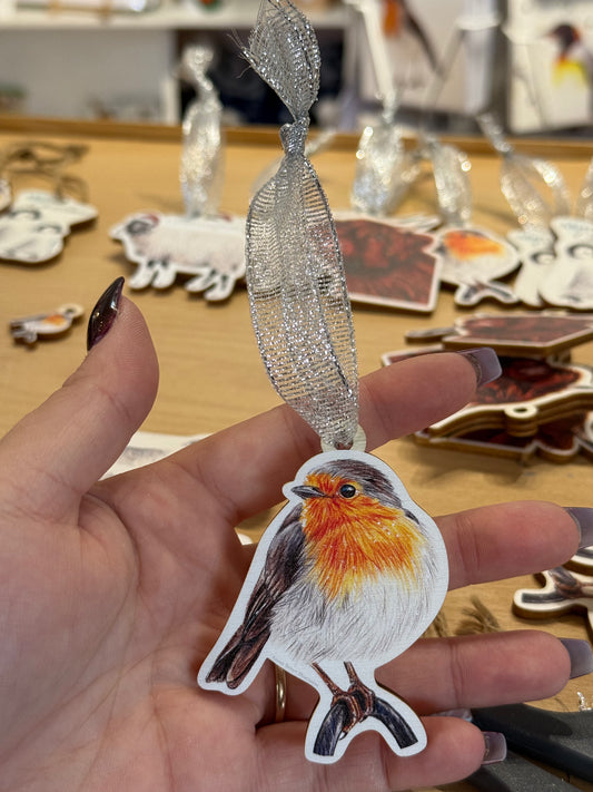 Robin Christmas Decoration